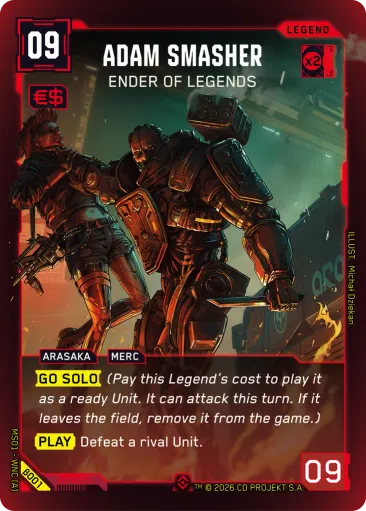 Adam Smasher — Ender of Legends (β001, Epic)