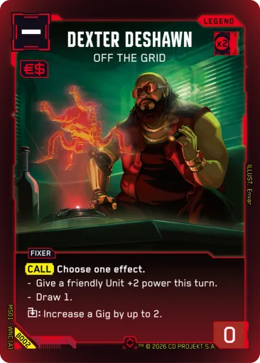 Dexter DeShawn — Off the Grid (β002, Rare)