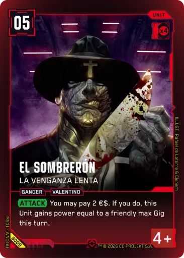 El Sombrerón — La Venganza Lenta (β009, Rare)