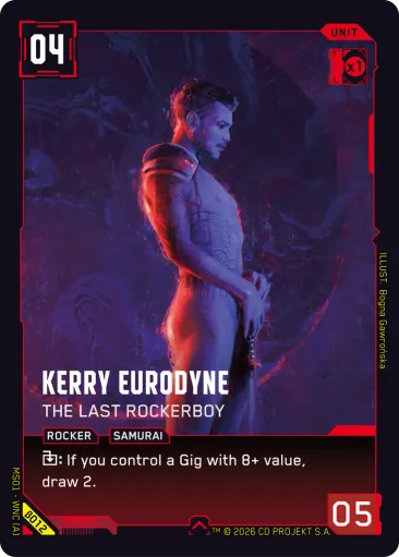 Kerry Eurodyne — The Last Rockerboy (β012, Uncommon)