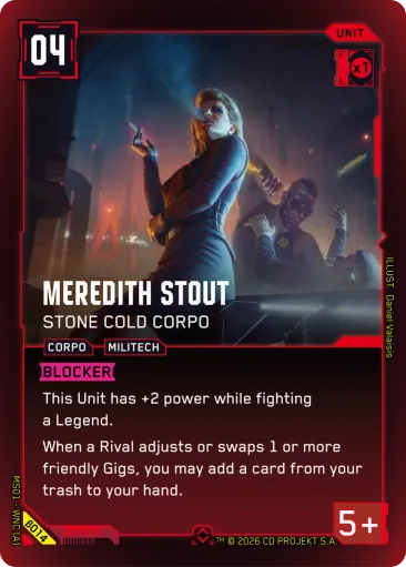 Meredith Stout — Stone Cold Corpo (β014, Rare)