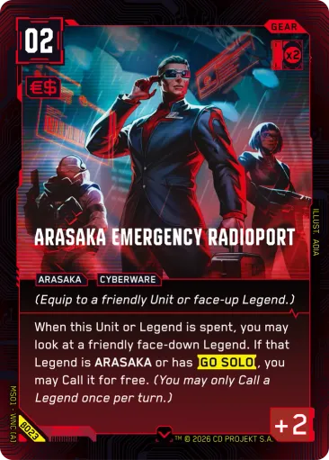 Arasaka Emergency Radioport (β023, Common)