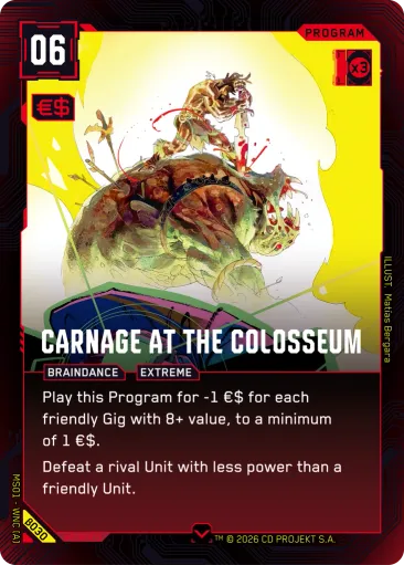 Carnage at the Colosseum (β030, Common)