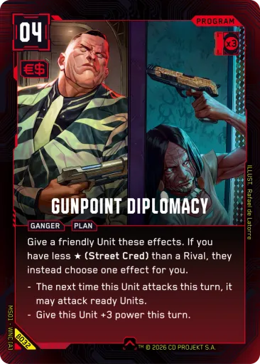 Gunpoint Diplomacy (β032, Uncommon)