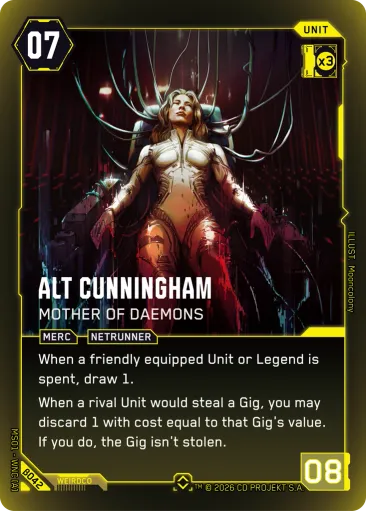Alt Cunningham — Mother of Daemons (β042, Rare)