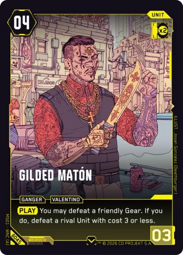 Gilded Matón (β045, Common)