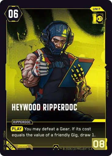 Heywood Ripperdoc (β047, Uncommon)