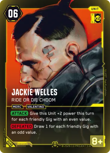 Jackie Welles — Ride or Die Choom (β048, Epic)