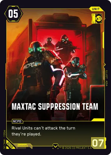 MaxTac Suppression Team (β050, Common)