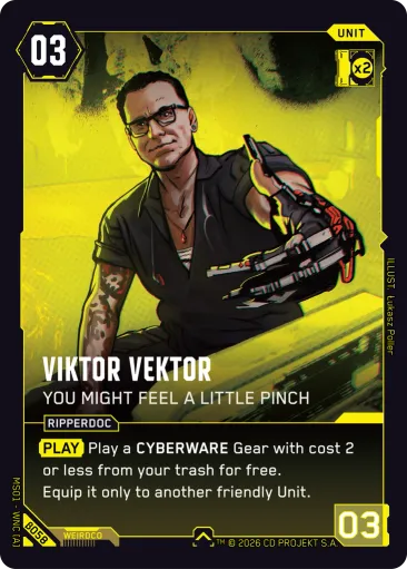 Viktor Vektor — You Might Feel a Little Pinch (β058, Uncommon)